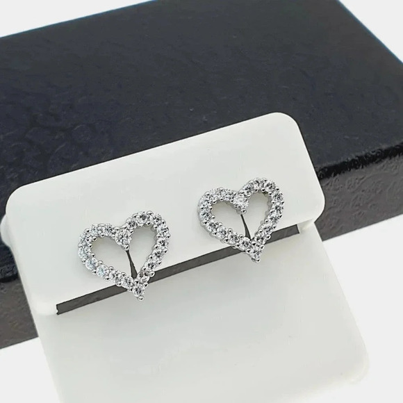 "925 sterling silver luxury CZ earrings for women/girls, Best for gift, RJUS2239 - Picture 9 of 11